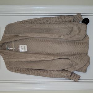 Dolman sleeve cardigan with pockets